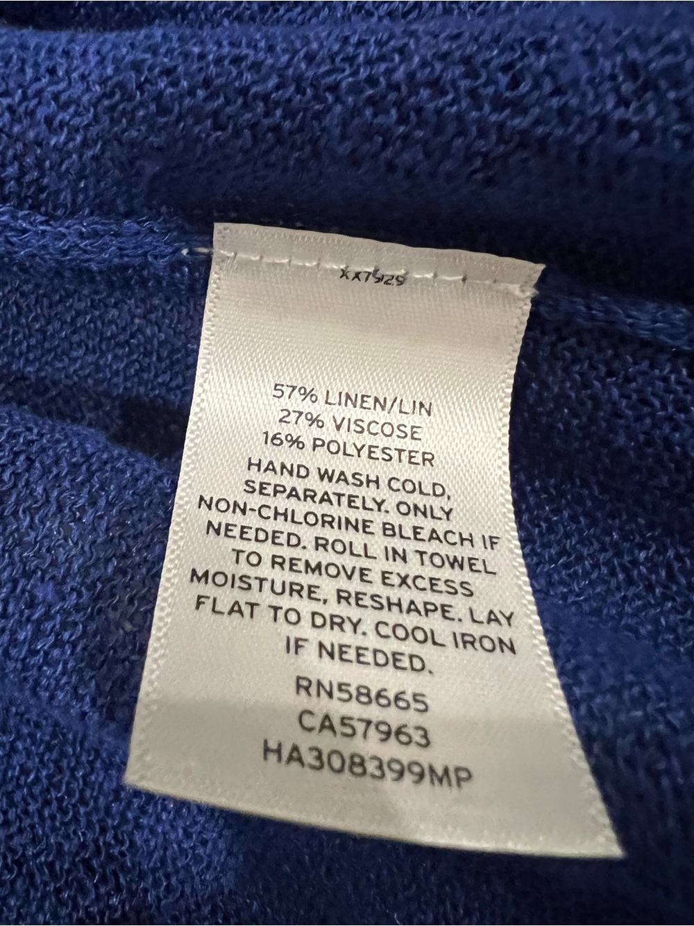 Halogen Royal Blue Open-Front Longline Cardigan - Picture 4 of 4